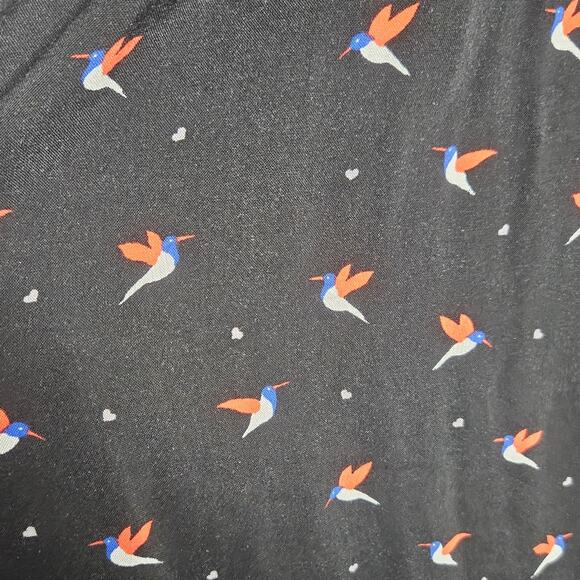 Torrid Black & Hummingbird Sundress with Pockets, sz 2 - Picture 5 of 8